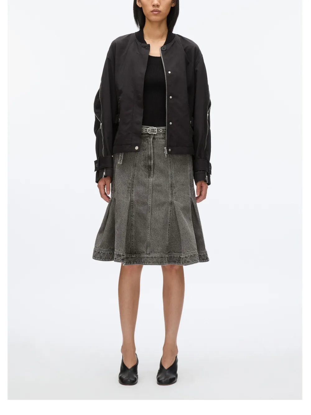 Shop 3.1 Phillip Lim Bomber Jacket In Black