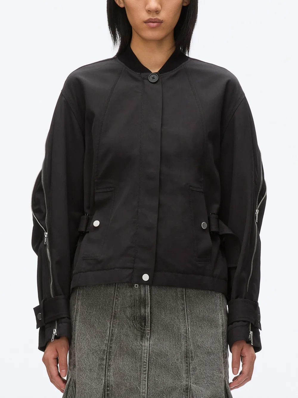 Shop 3.1 Phillip Lim Bomber Jacket In Black