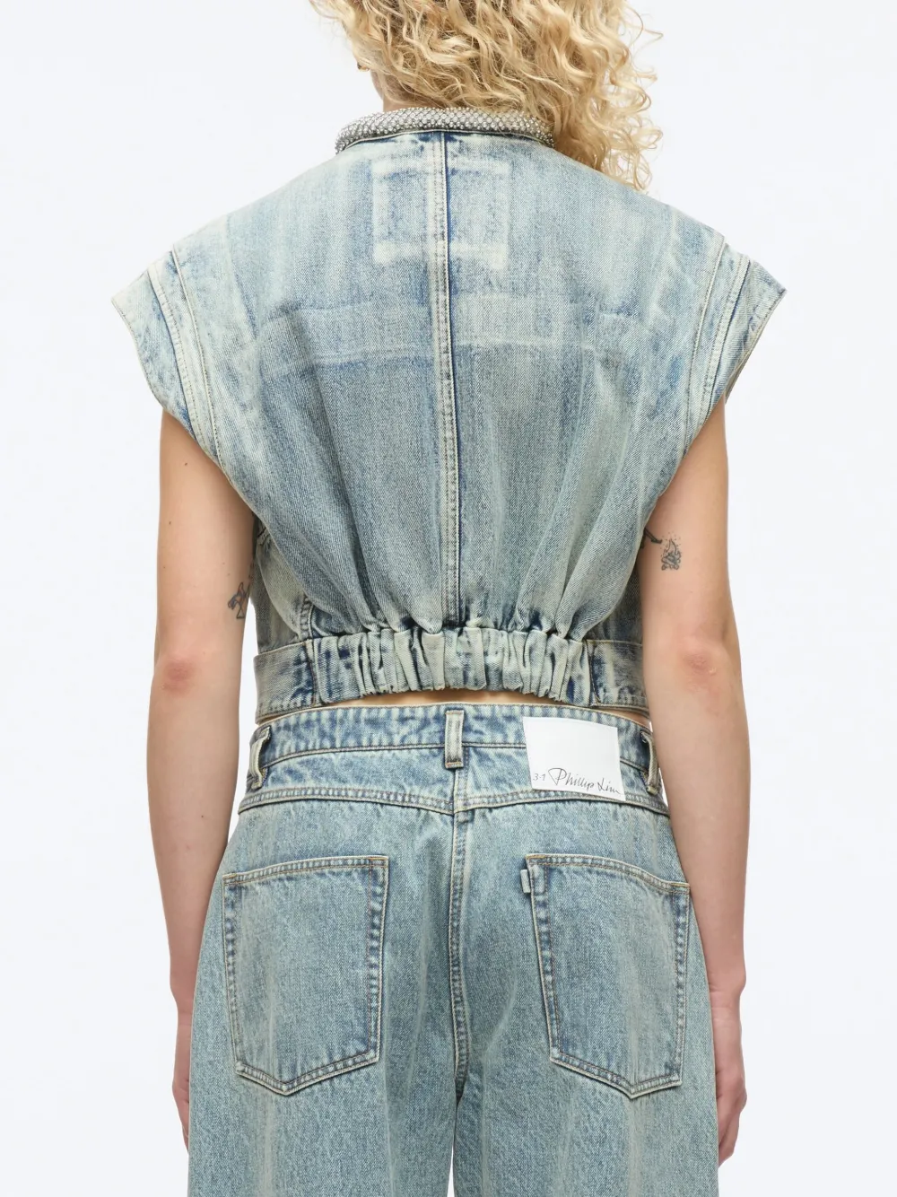 3.1 Phillip Lim Denim jack Blauw