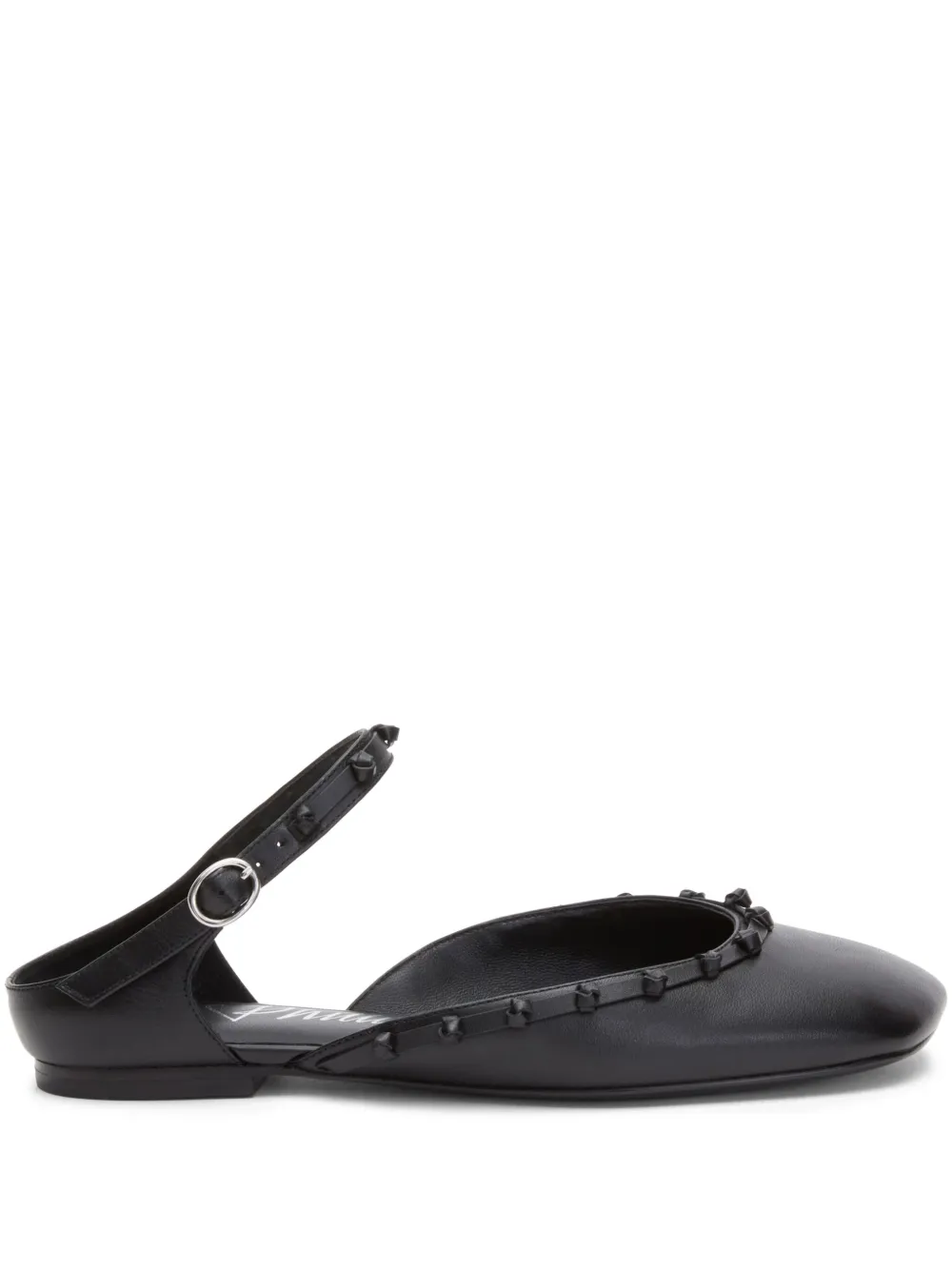 3.1 Phillip Lim Mary Jane ballerina's Zwart
