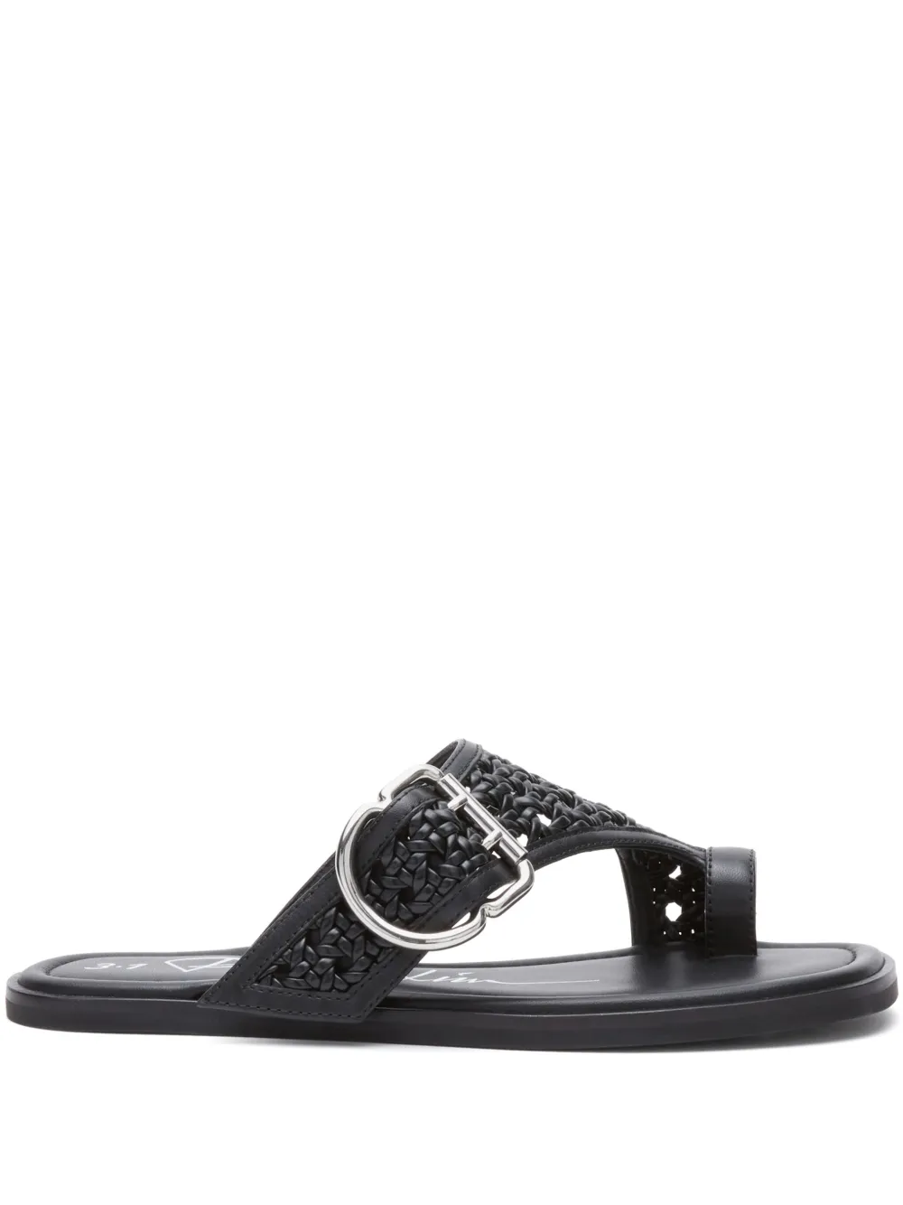 3.1 Phillip Lim macramé strap sandals | Black | Image 1