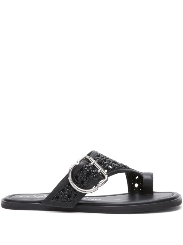送料関税込【3.1 Phillip Lim】Zストラップマクラメサンダル 3.1 Phillip Lim マクラメ ストラップ サンダル | ブラック