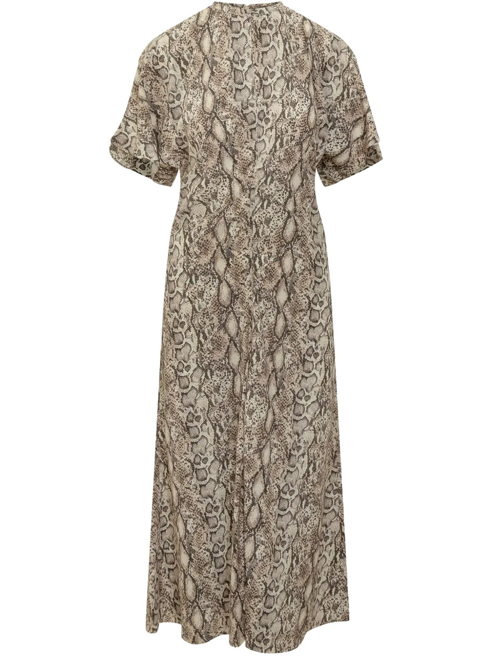 ISABEL MARANT Keany midi dress Beige