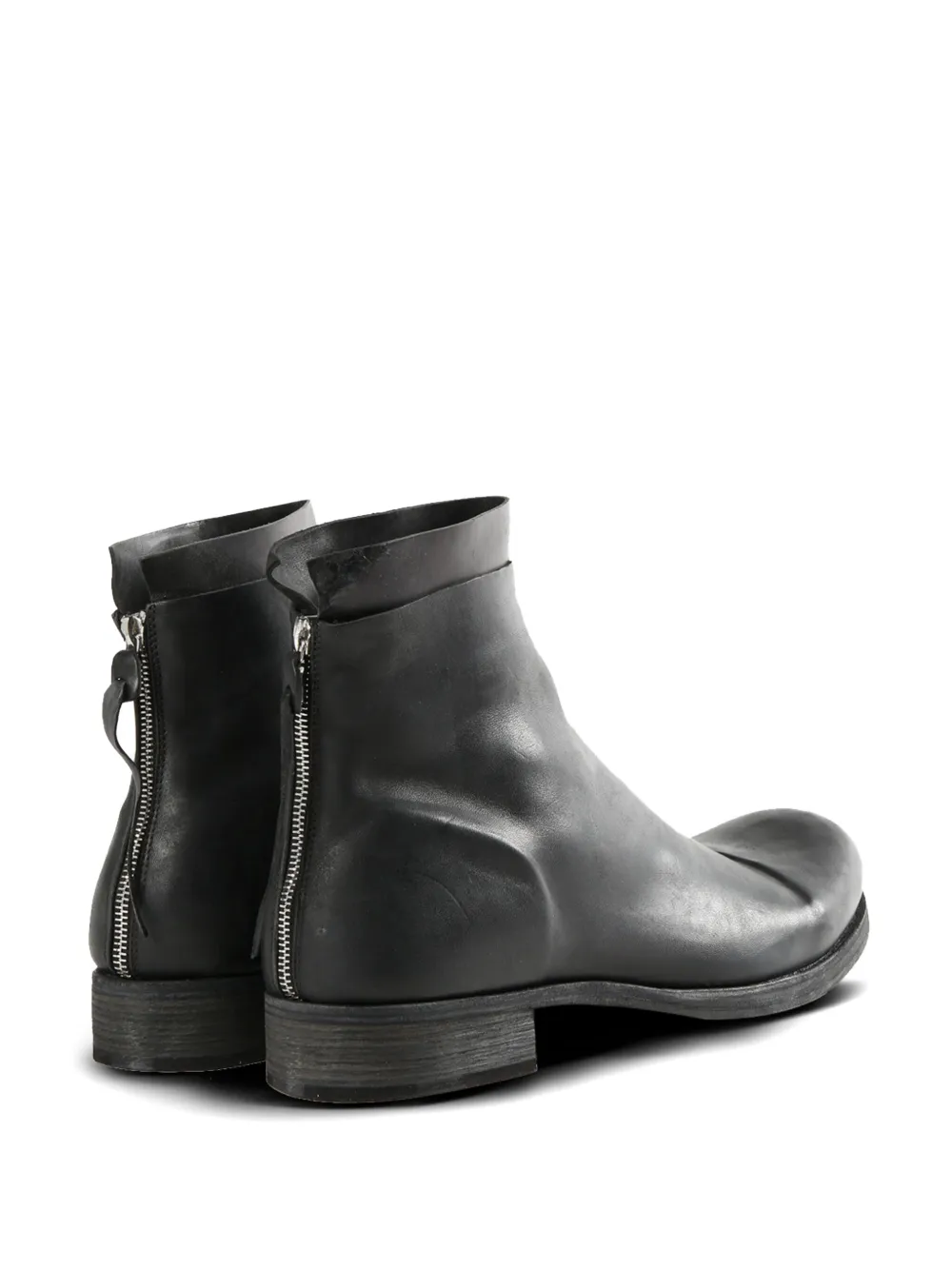 Ma+ leather boots Black