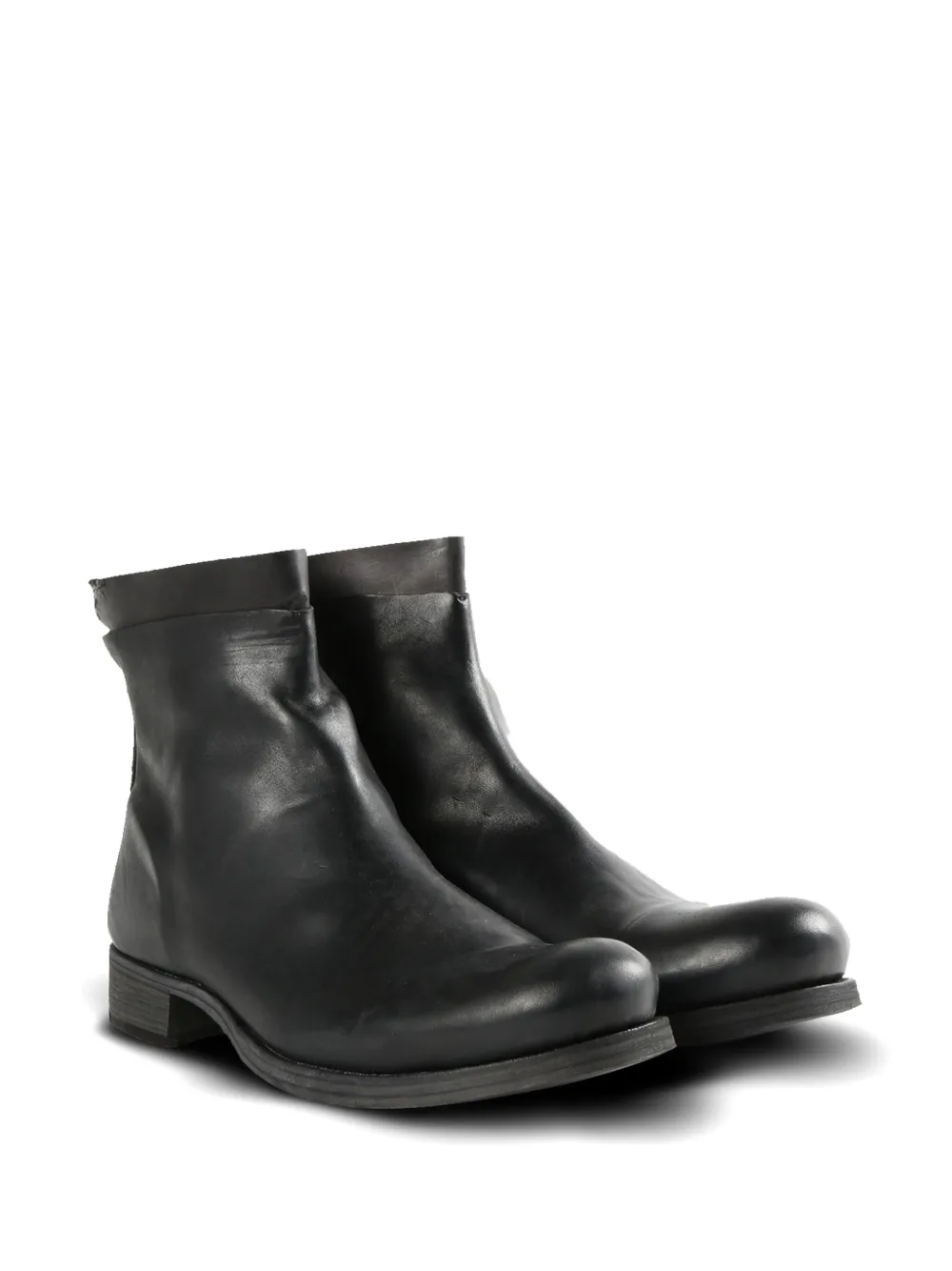 Ma+ leather boots - Zwart