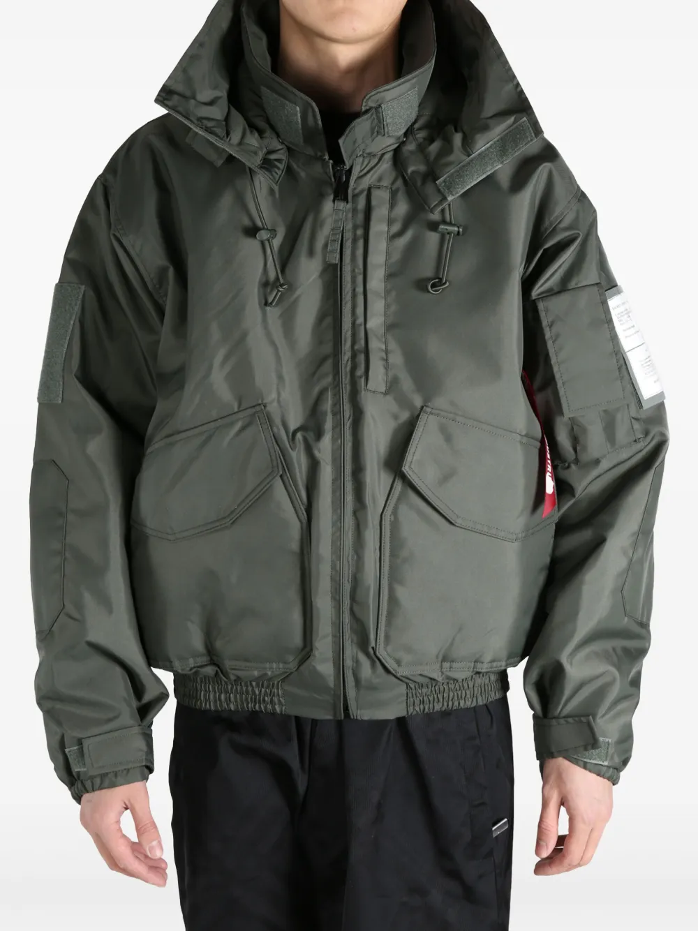 N.HOOLYWOOD hooded jacket - Groen