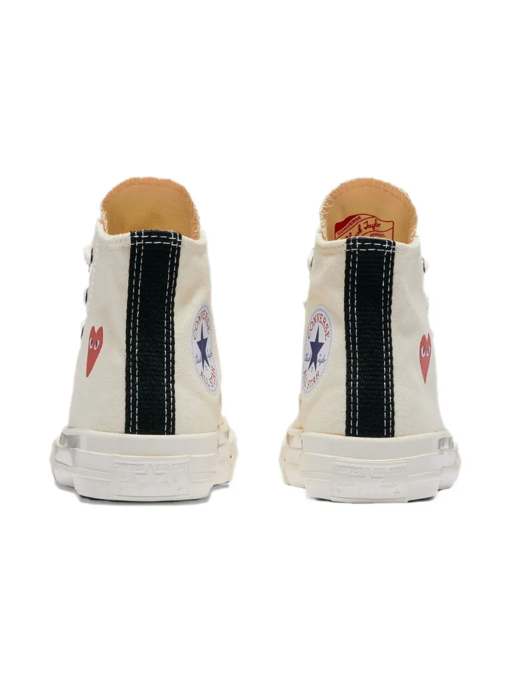 Converse Kids Chuck 70 High GS "Comme des Garcons Play Small Red Heart Black" sneakers White