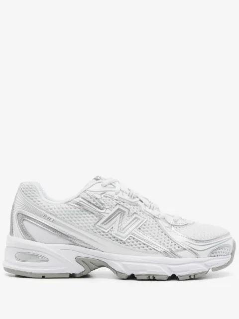 New Balance mesh-panelled logo-patch sneakers