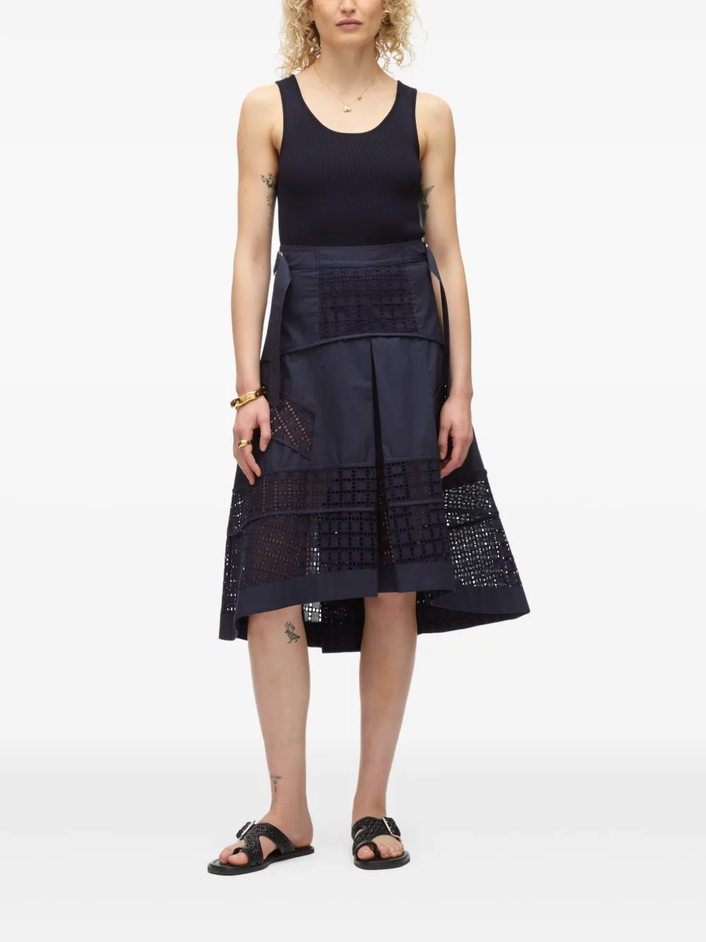 3.1 Phillip Lim broderie anglaise cotton skirt | High-Waisted Skirts | Image 2