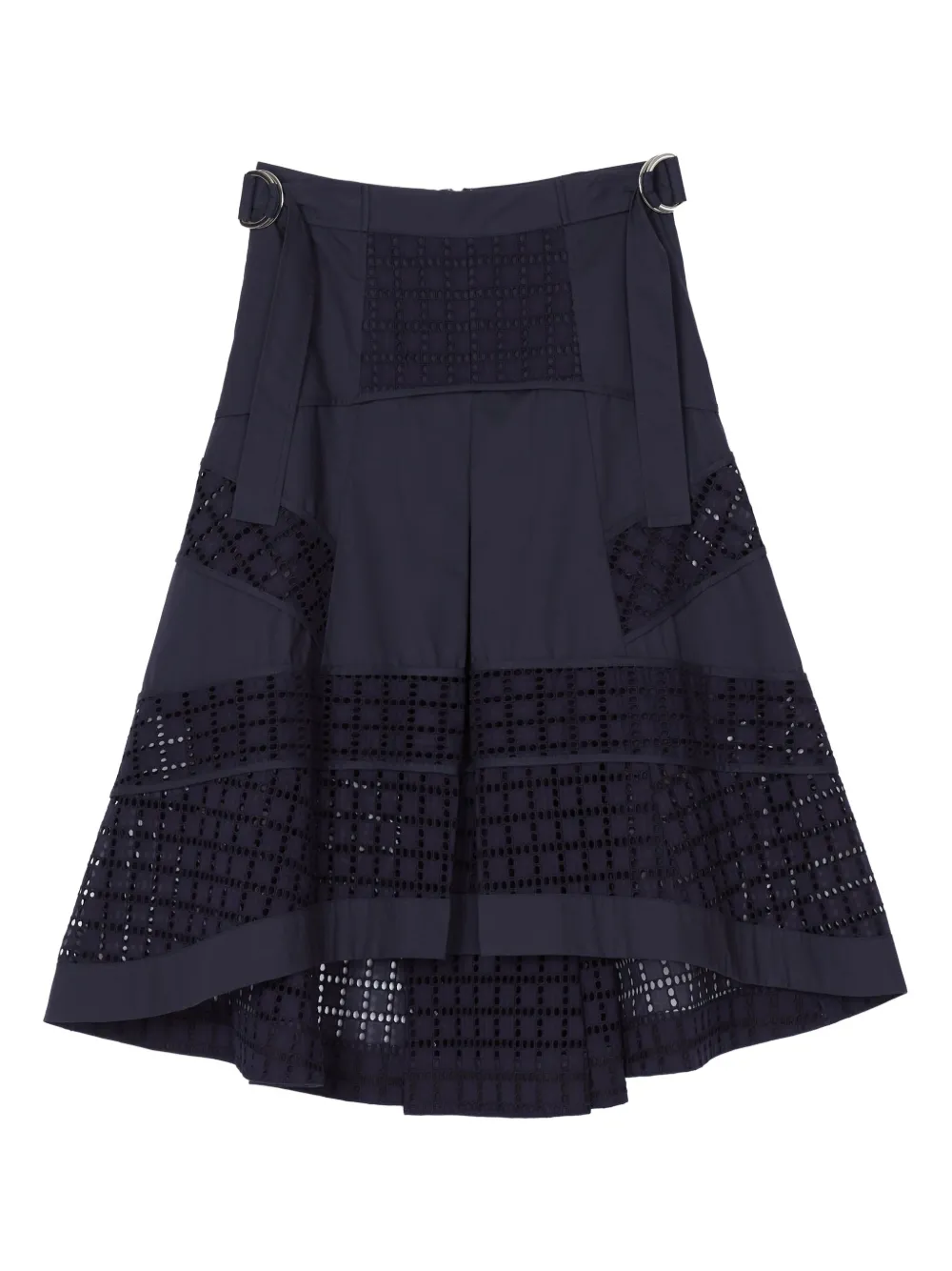 3.1 Phillip Lim broderie anglaise cotton skirt - Blu