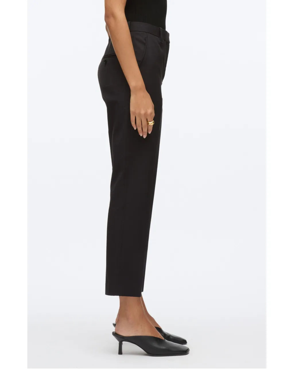 3.1 Phillip Lim Cropped broek Zwart