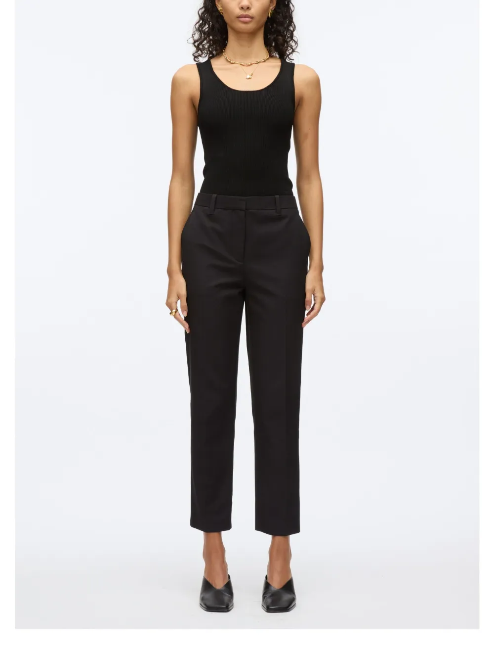 3.1 Phillip Lim Cropped broek Zwart