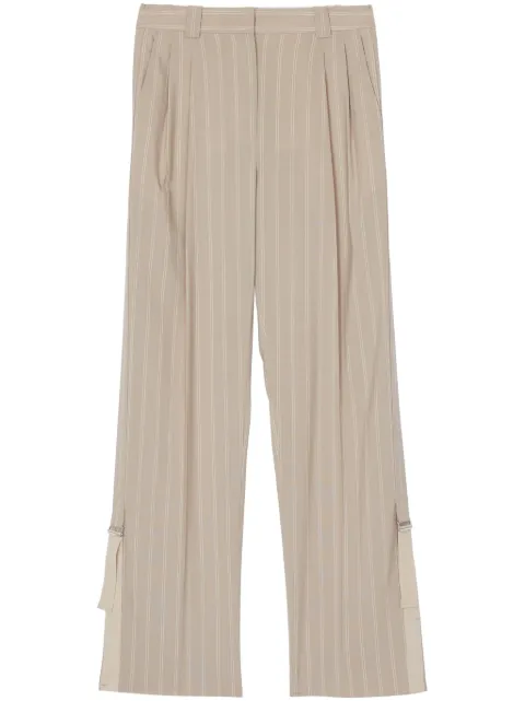 3.1 Phillip Lim pantalones con rayas diplomáticas estampadas