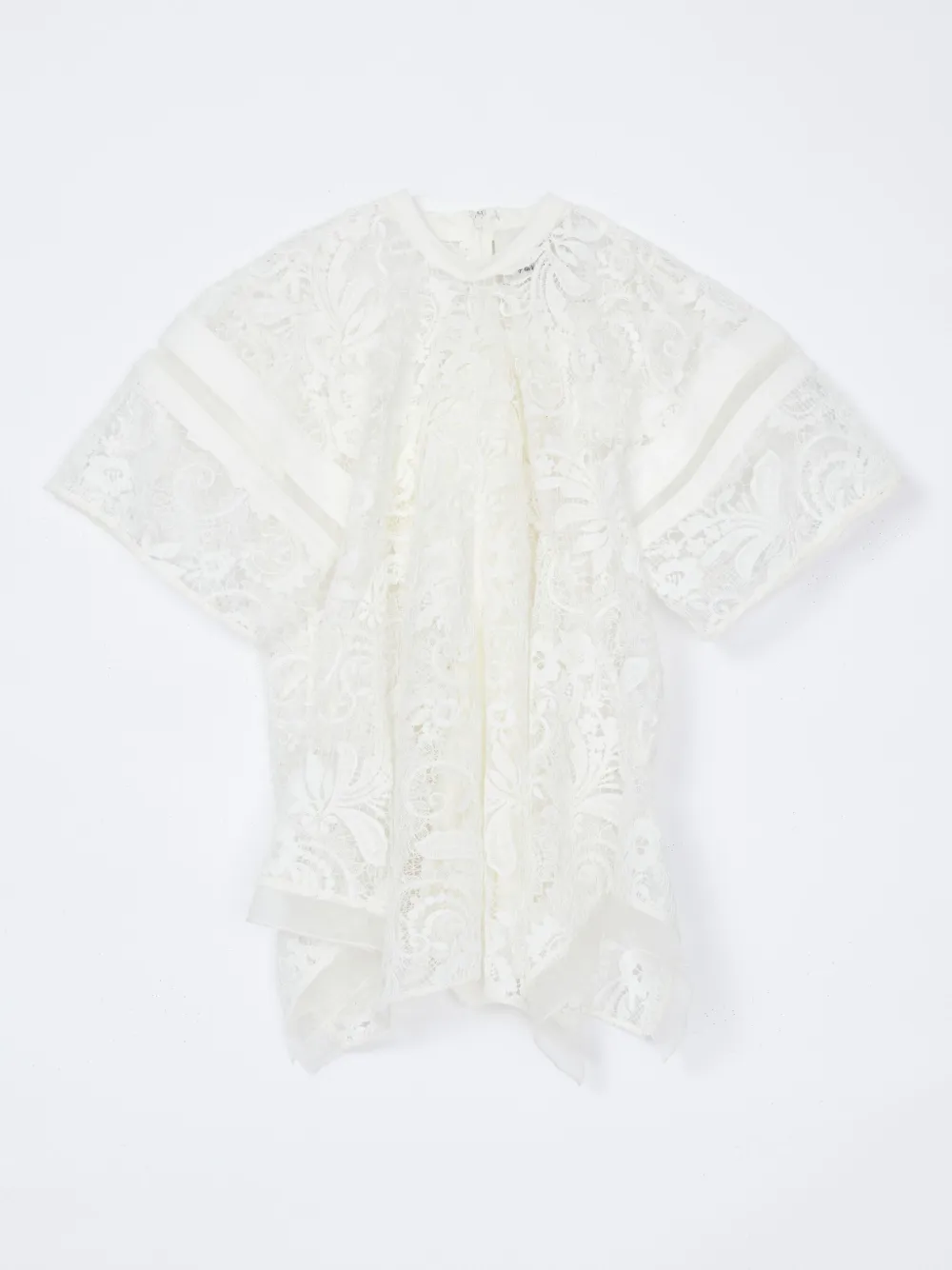 3.1 Phillip Lim Lace Hankerchief Blouse In White