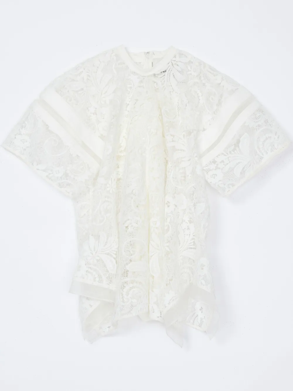 3.1 Phillip Lim Lace Hankerchief Blouse In White