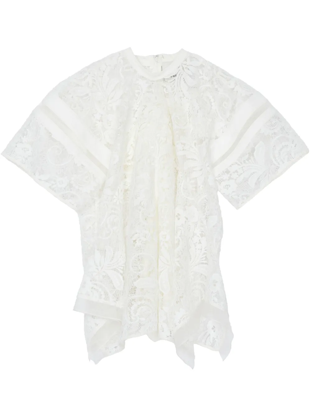 lace hankerchief blouse