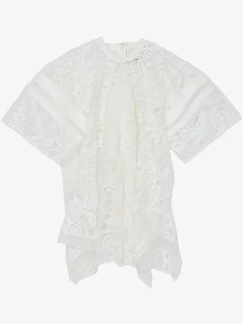3.1 Phillip Lim lace hankerchief blouse 