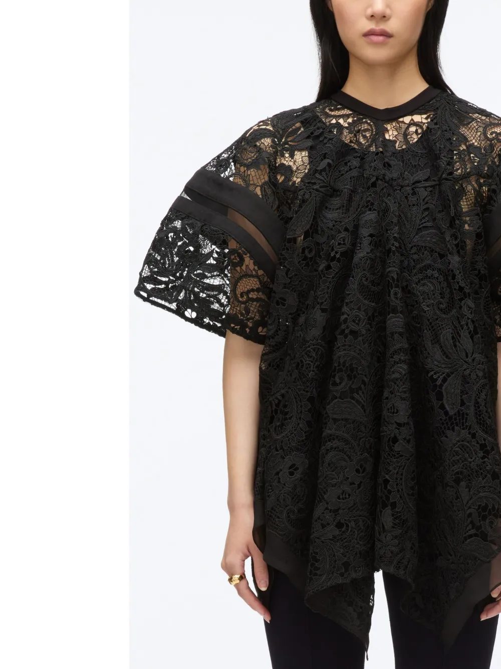 3.1 PHILLIP LIM LACE-PANEL TOP
