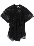 3.1 Phillip Lim lace-panel top - Black