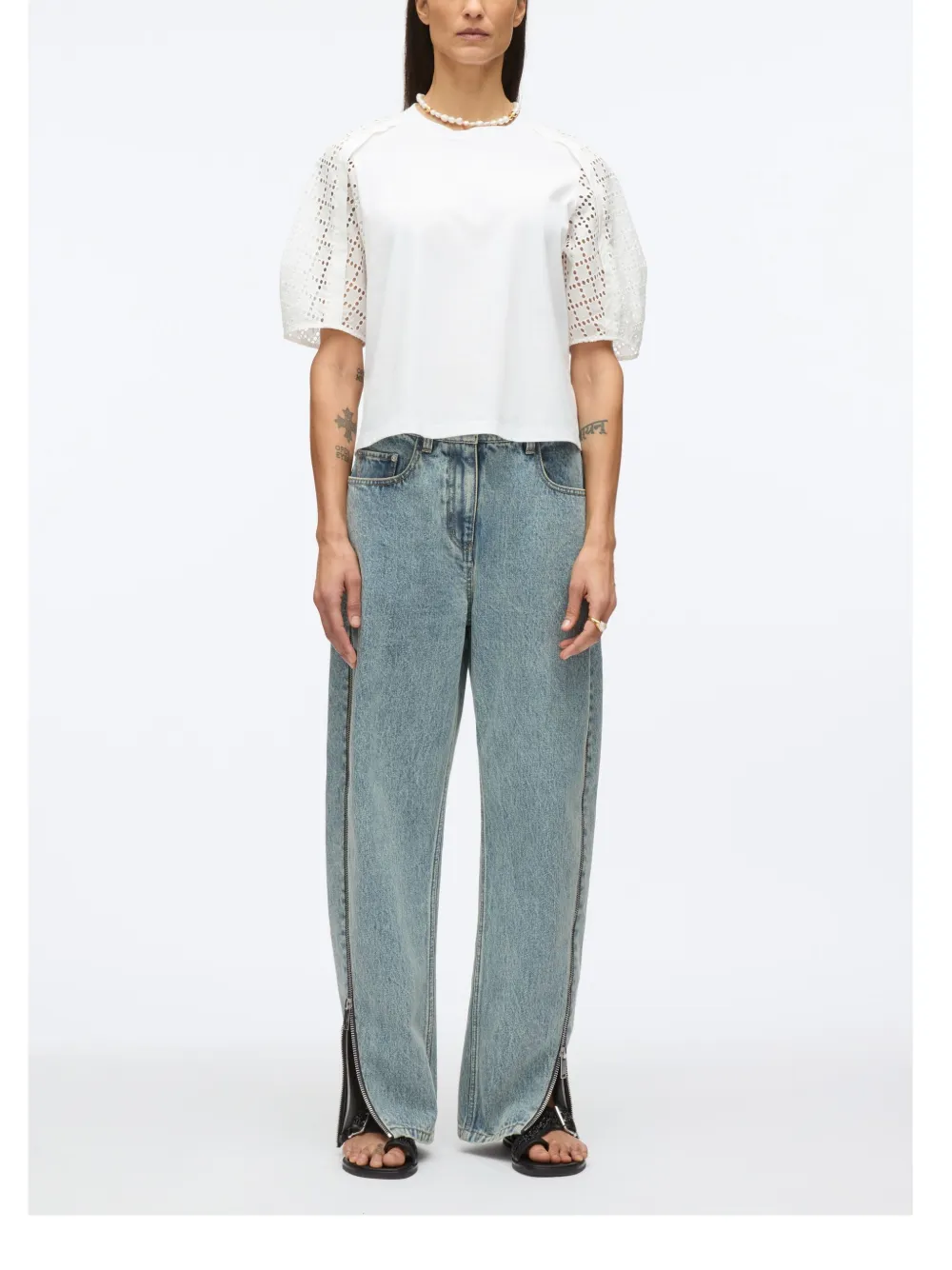 3.1 Phillip Lim Popeline shirt Wit