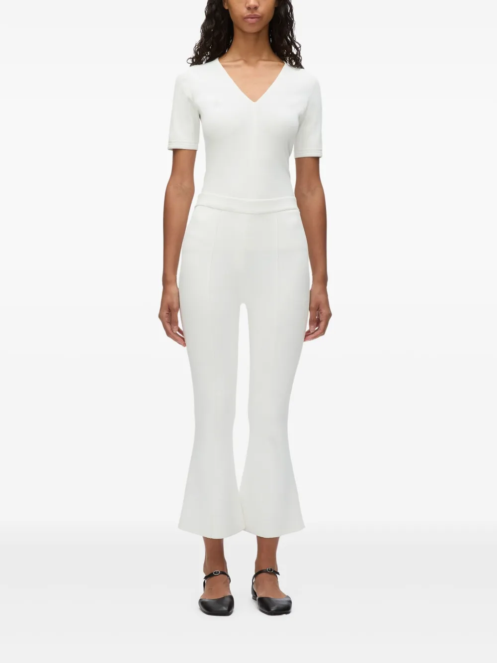 3.1 Phillip Lim Cropped broek - Wit