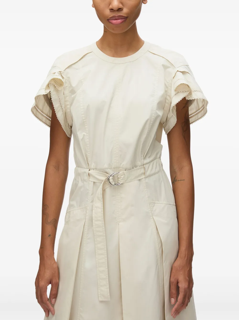 3.1 Phillip Lim ポプリン ドレス | ニュートラル | FARFETCH JP