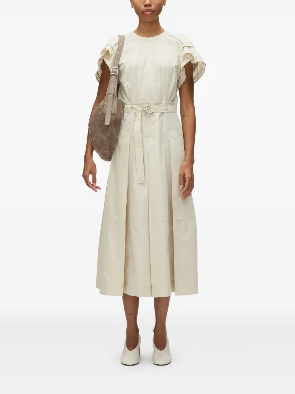 3.1 Phillip Lim ポプリン ドレス | ニュートラル | FARFETCH JP