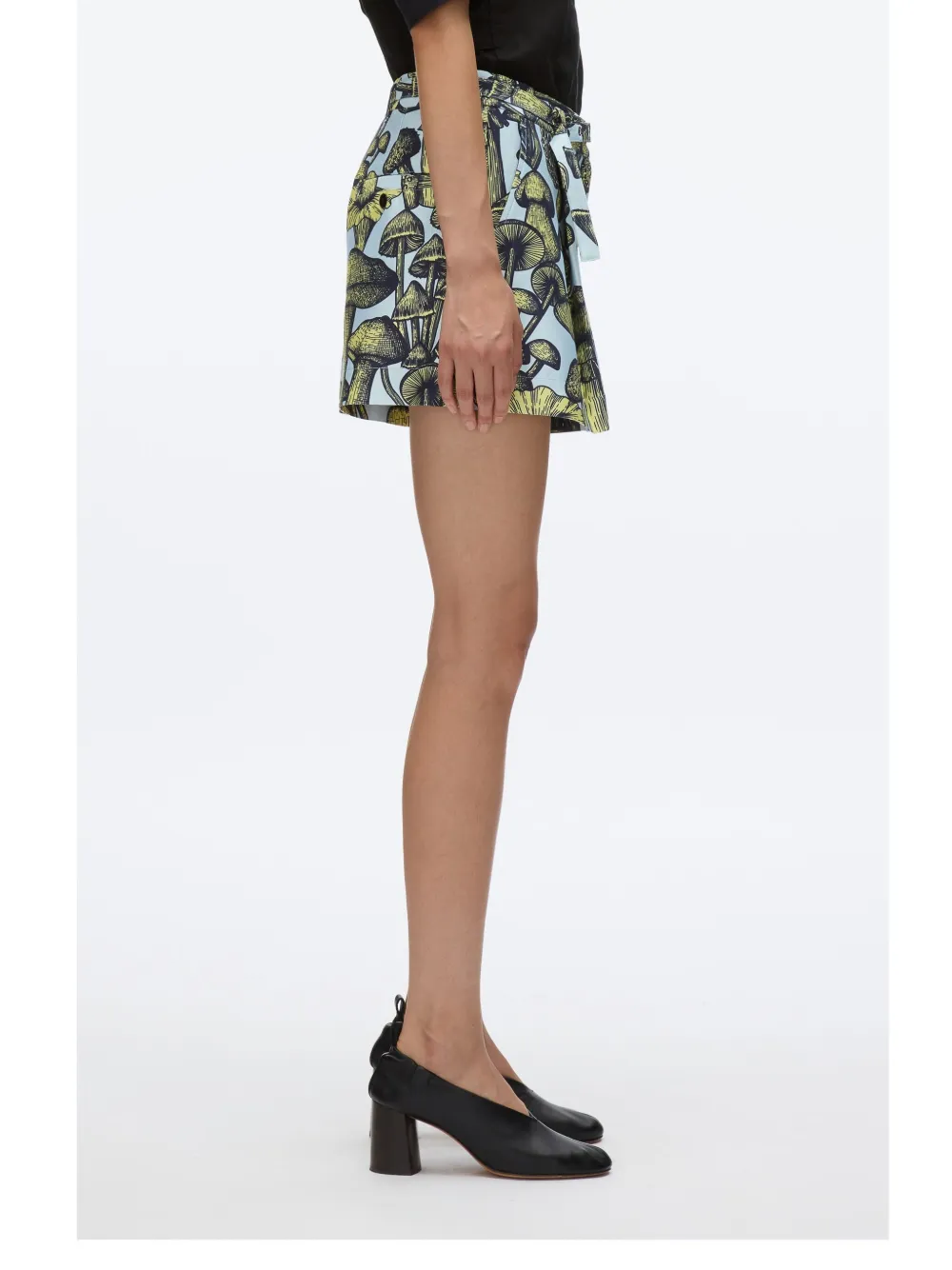 Shop 3.1 Phillip Lim Graphic-print Shorts In Blue