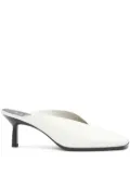 3.1 Phillip Lim 68mm square-toe mules - White