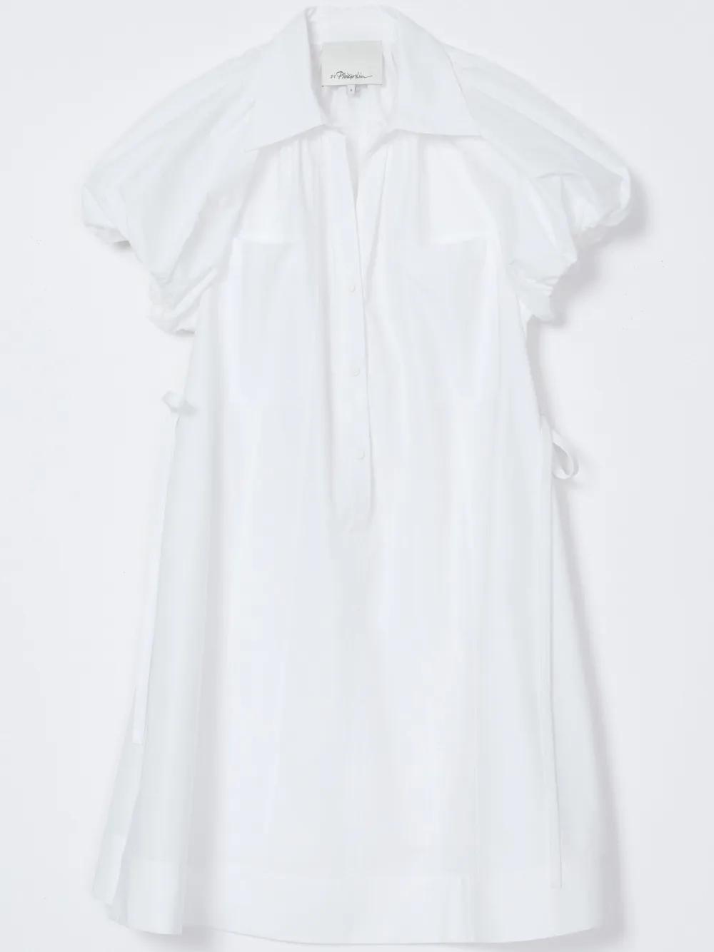 poplin midi dress