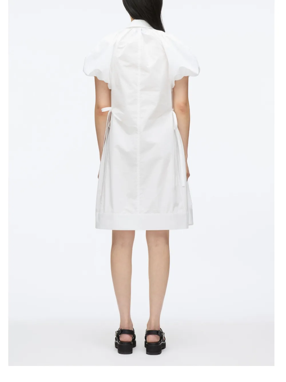 3.1 Phillip Lim Popeline midi-jurk Wit