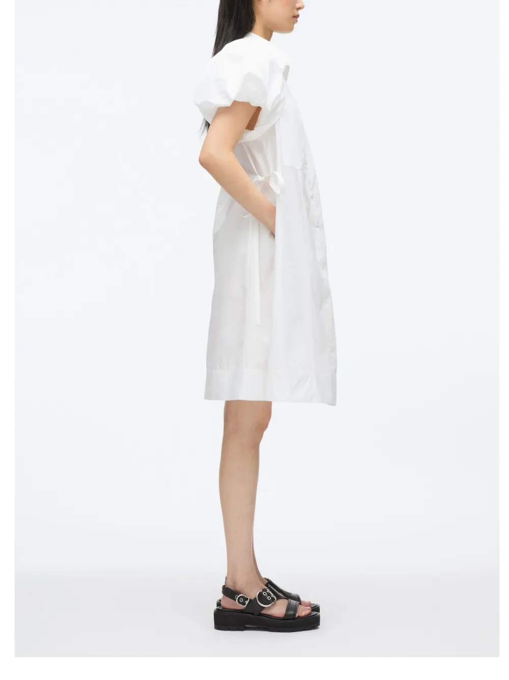 3.1 Phillip Lim Popeline midi-jurk Wit