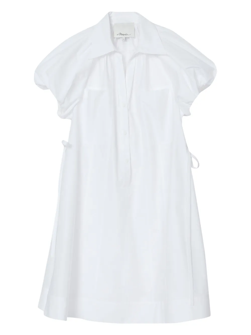 poplin midi dress