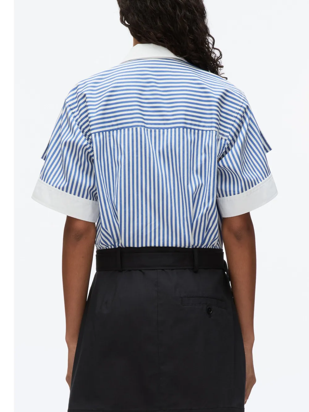 3.1 Phillip Lim Gestreepte jurk Blauw