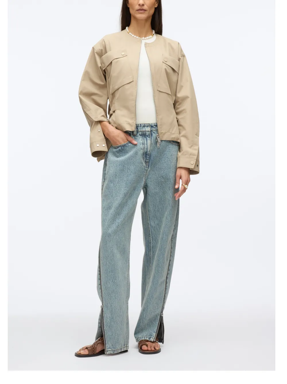 3.1 Phillip Lim Bomberjack Beige