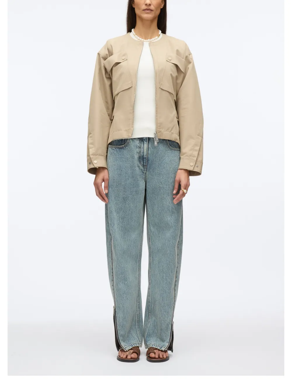 3.1 Phillip Lim Bomberjack Beige