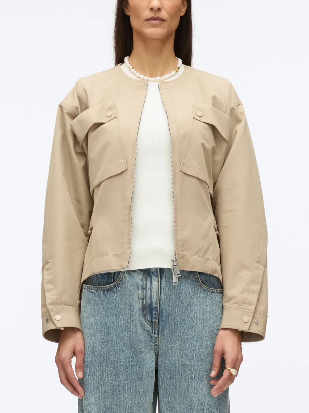 3.1 Phillip Lim Bomberjack Beige