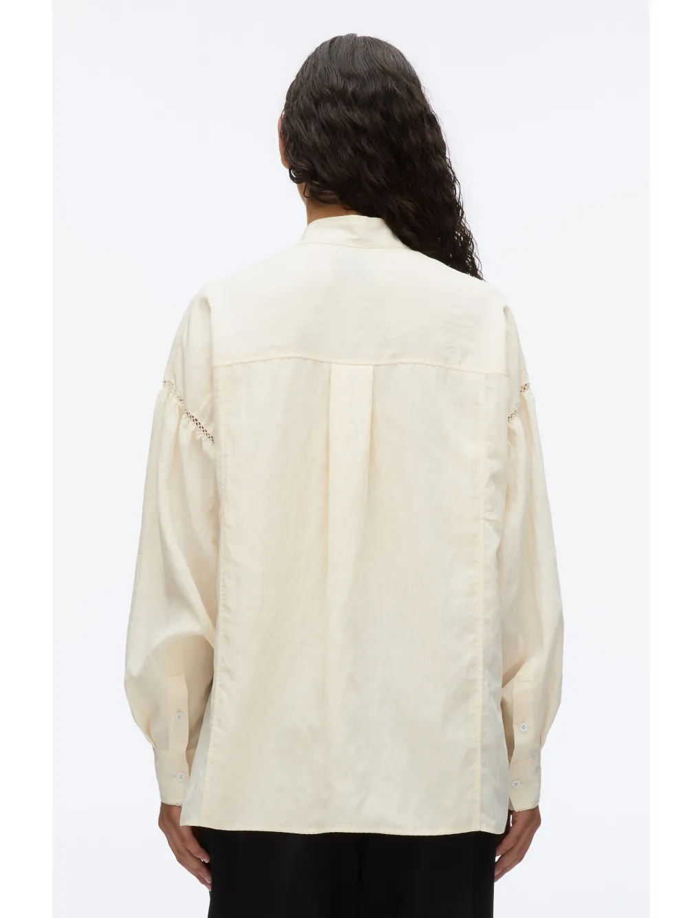 3.1 Phillip Lim Blouse met gestrikte hals Beige
