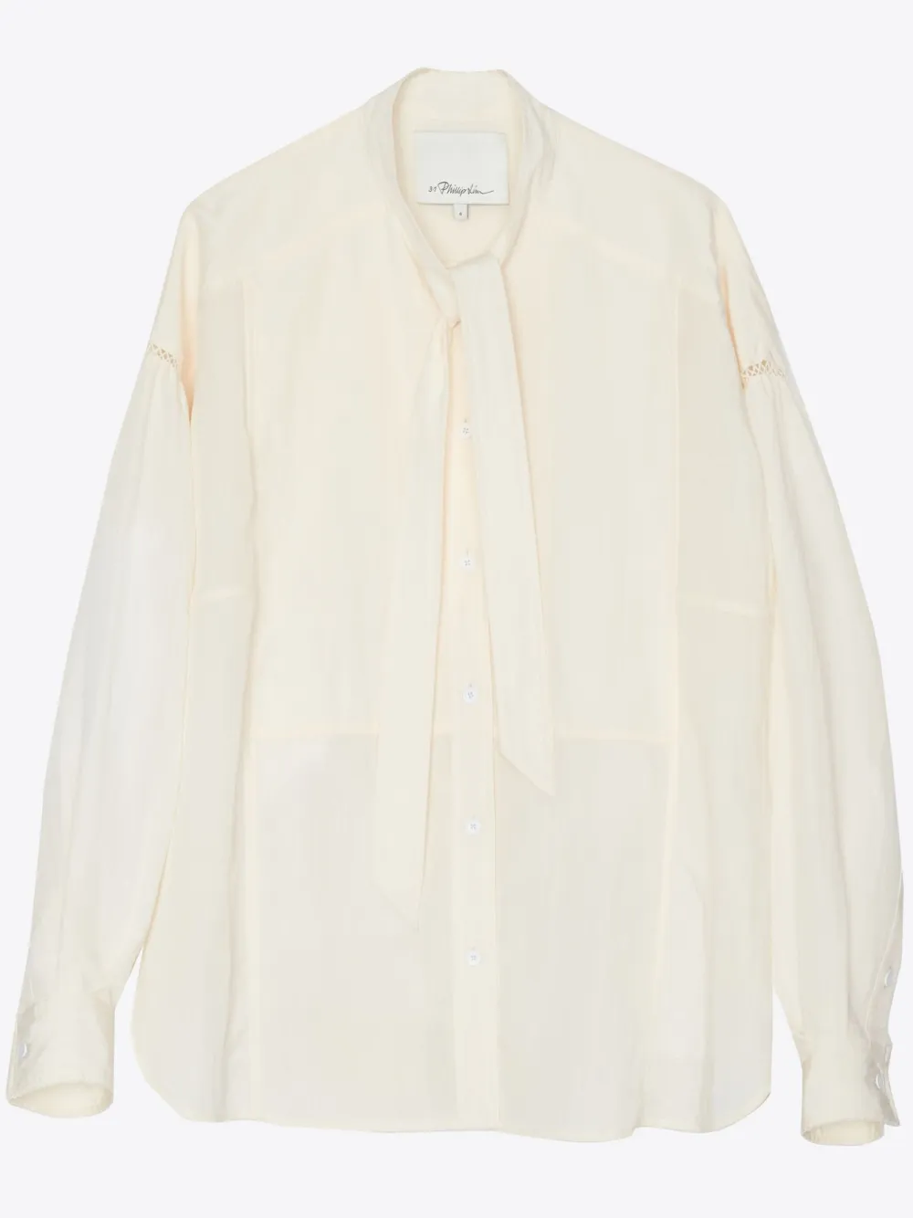 3.1 Phillip Lim Tie-neck Blouse In Neutrals