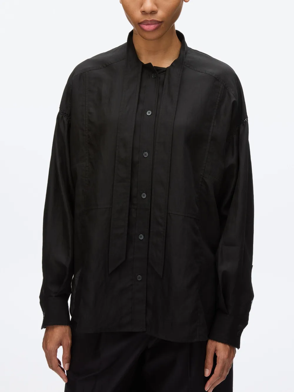 Shop 3.1 Phillip Lim Poplin Shirt In Black