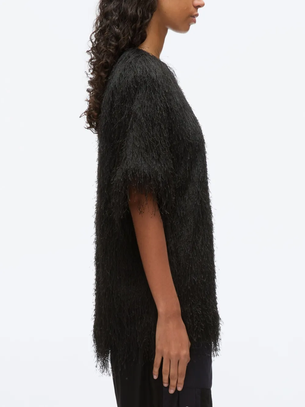 3.1 Phillip Lim Blouse met franje Zwart