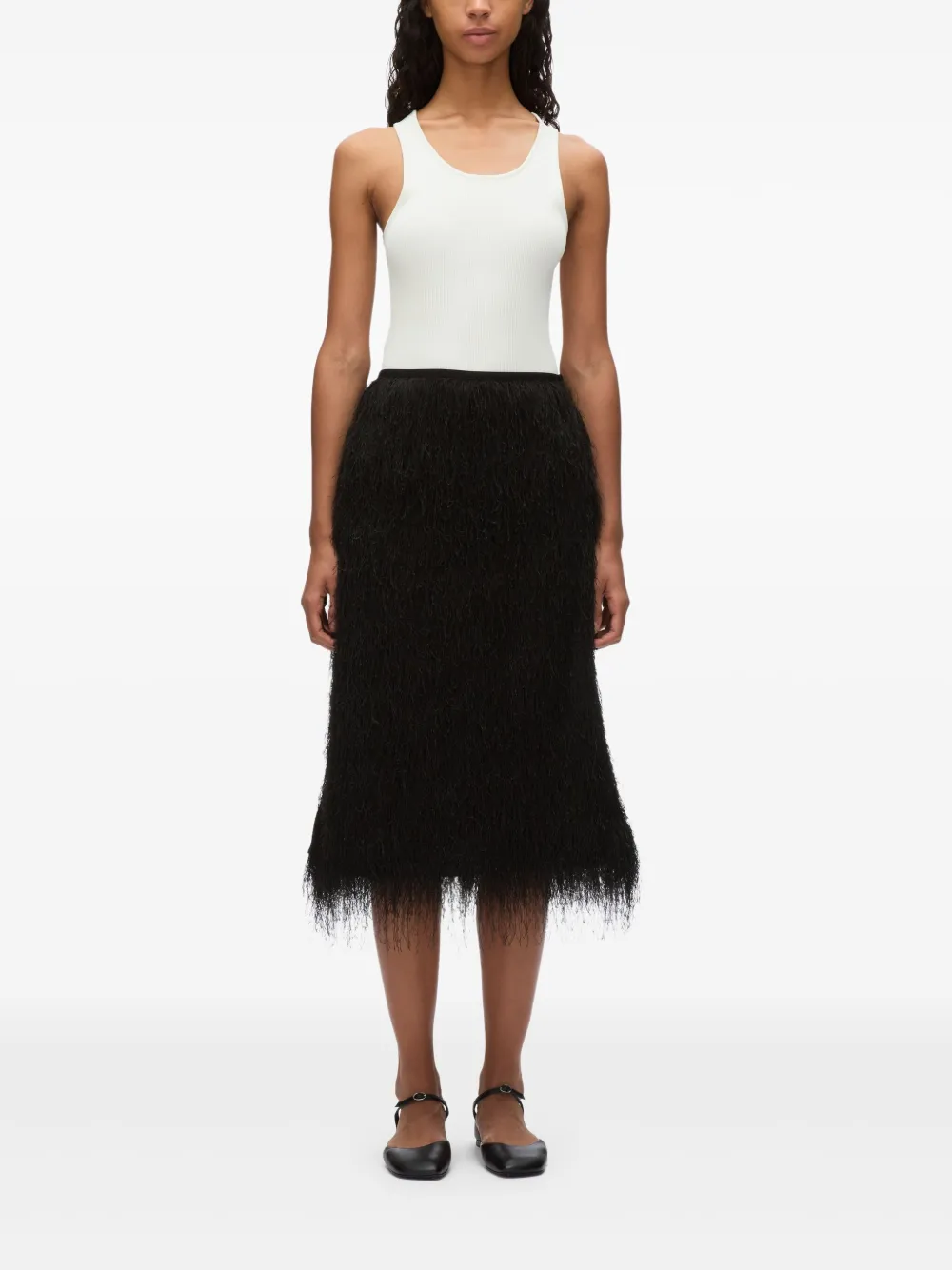 3.1 Phillip Lim falda midi con flecos | Faldas de cintura alta | Image 2