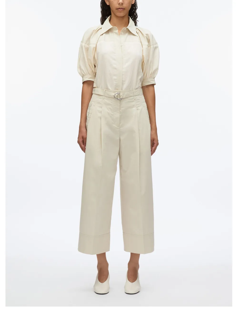 3.1 Phillip Lim Broek met ceintuur Beige