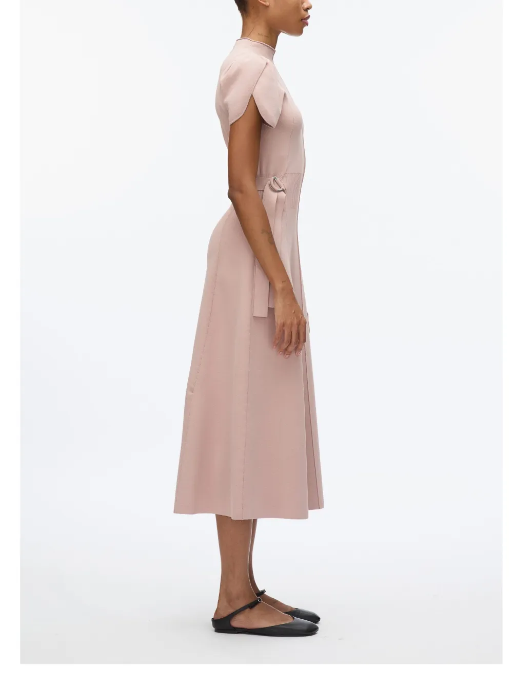 Shop 3.1 Phillip Lim Ribbed Tulip Dress In Pink