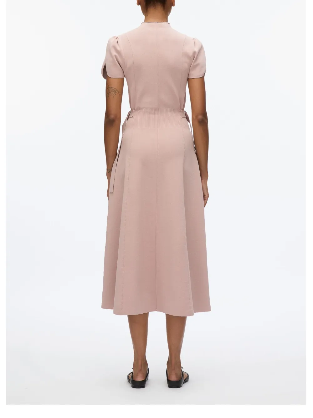 Shop 3.1 Phillip Lim Ribbed Tulip Dress In Pink
