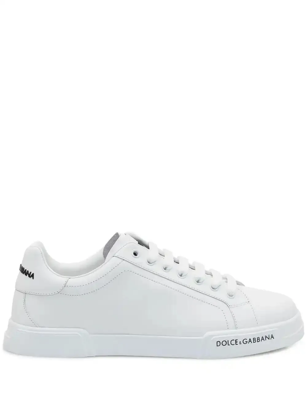Shop Dolce & Gabbana Portofino Sneakers In White