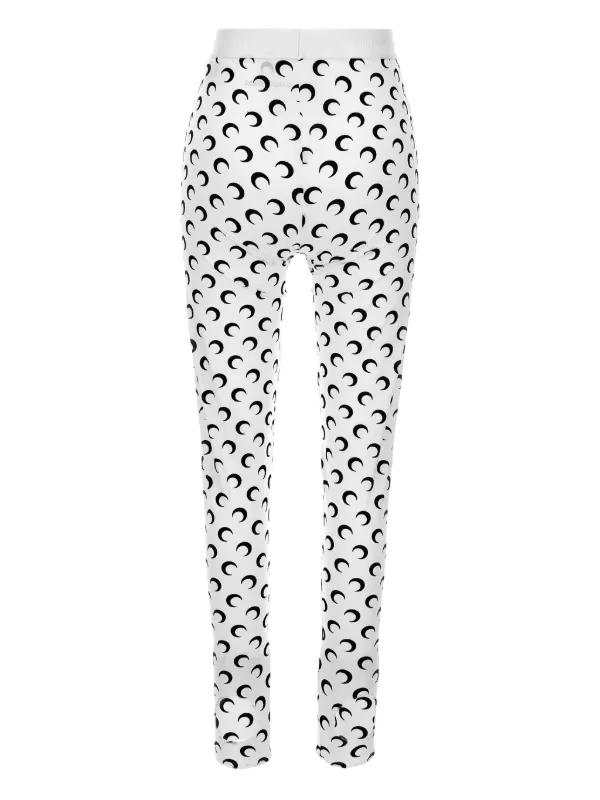 WOMEN MOON TREE PLANET leggings white – _COMES THE SUN