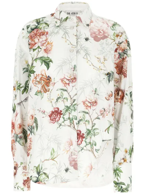 The Attico camisa con estampado floral