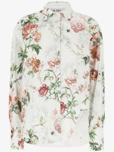 The Attico floral-print shirt 