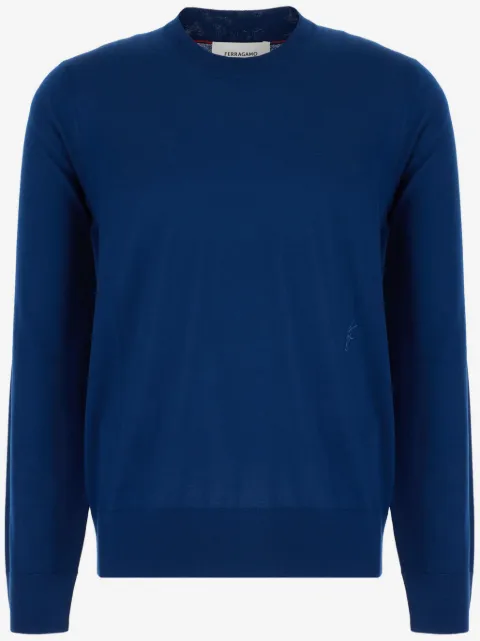 Ferragamo logo-embroidered jumper